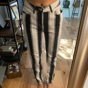 BDG Striped straight leg pants